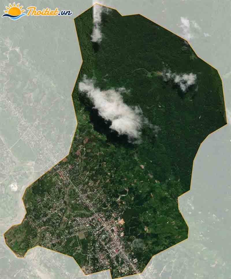 bản đồ vệ tinh thị trấn A Lưới