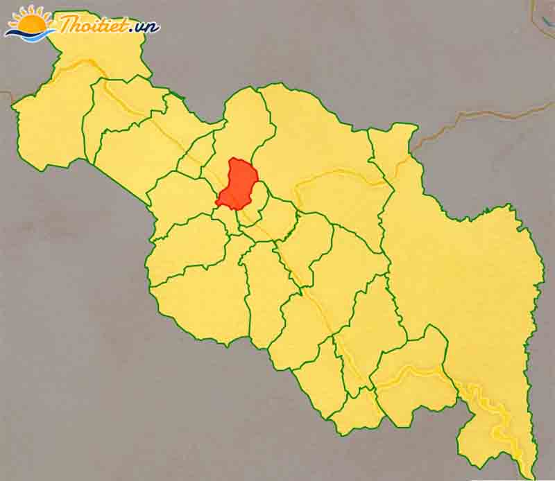 địa giới hành chính thị trấn A Lưới