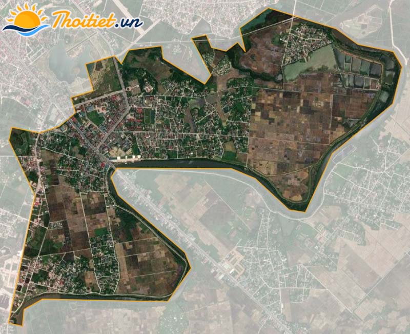 Bản đồ vệ tinh của phường Đại Nài