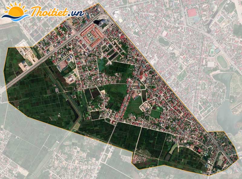 Bản đồ vệ tinh của phường Hà Huy Tập