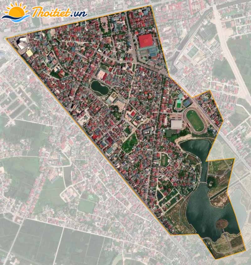 Bản đồ vệ tinh của phường Nam Hà