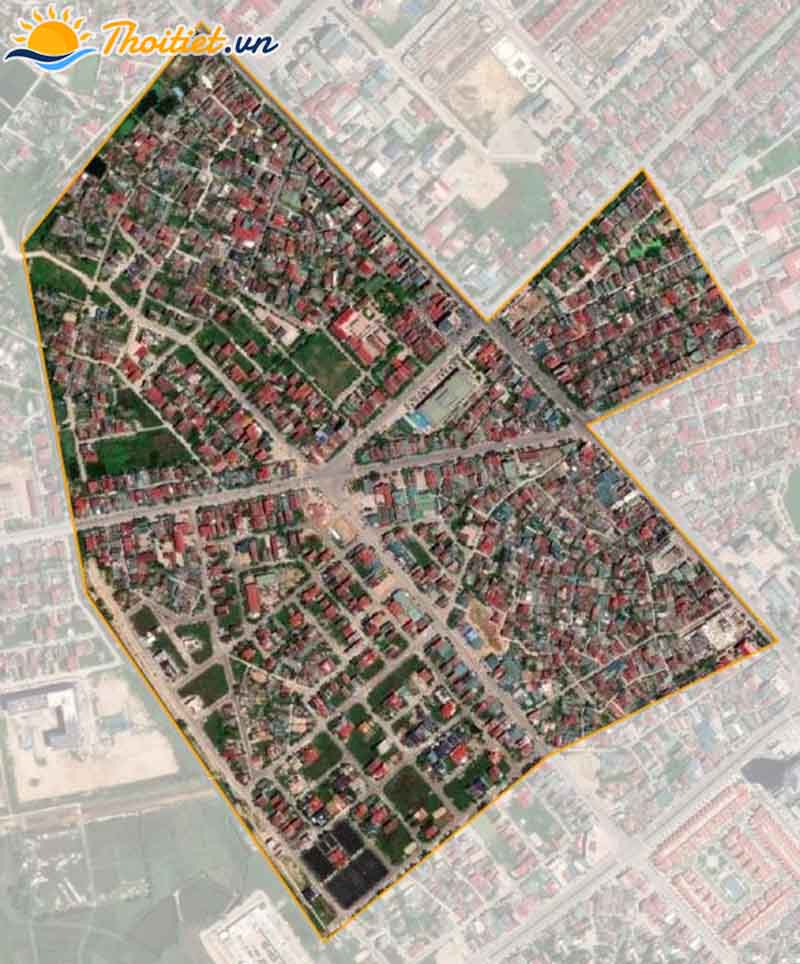 Bản đồ vệ tinh của phường Trần Phú