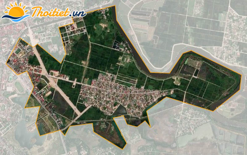 Bản đồ vệ tinh của phường Văn Yên