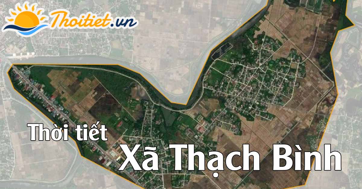 Xã Thạch Bình hôm nay có nhiều mây