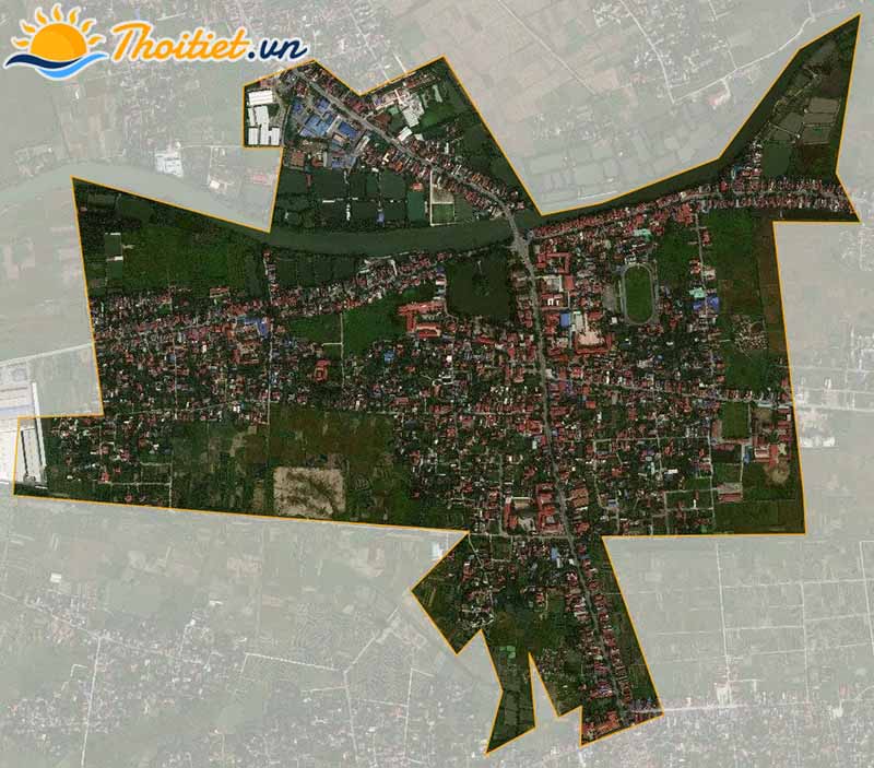 Bản đồ vệ tinh của thị trấn An Lão