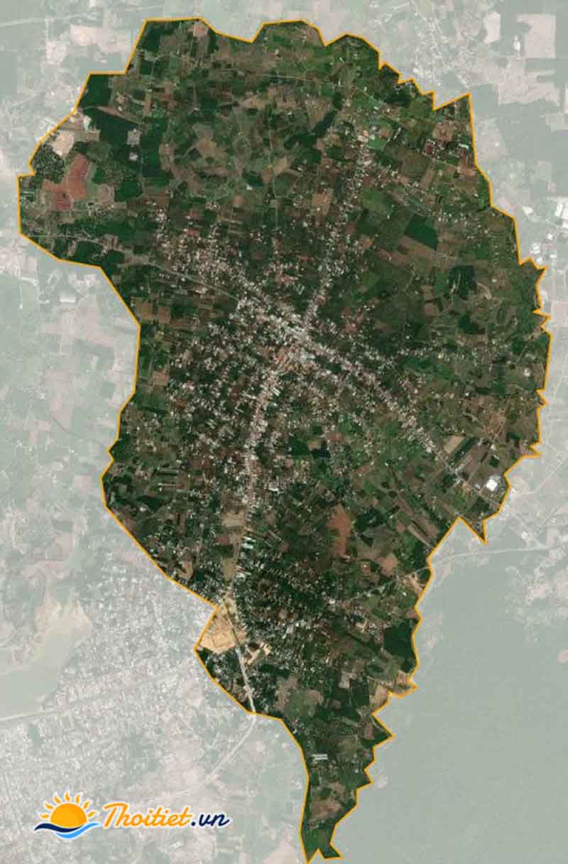Bản đồ vệ tinh xã Xuyên Mộc