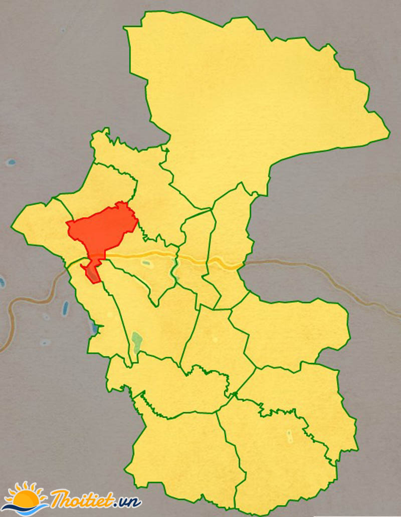 Bản đồ địa giới, vị trí của thị trấn Ea Kar