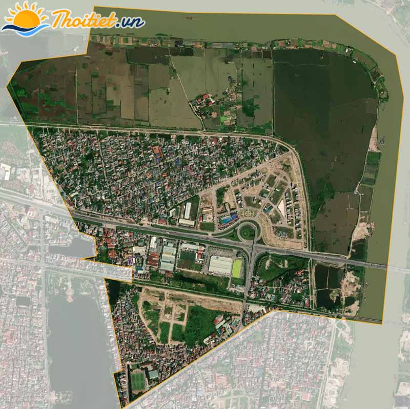 Bản đồ vệ tinh phường Nhị Châu