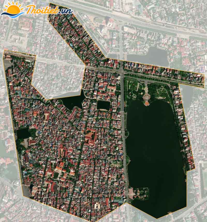 Bản đồ vệ tinh phường Quang Trung