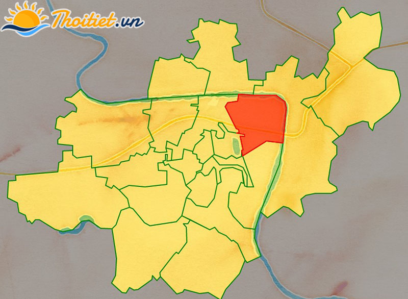 Bản đồ vị trí phường Quang Trung