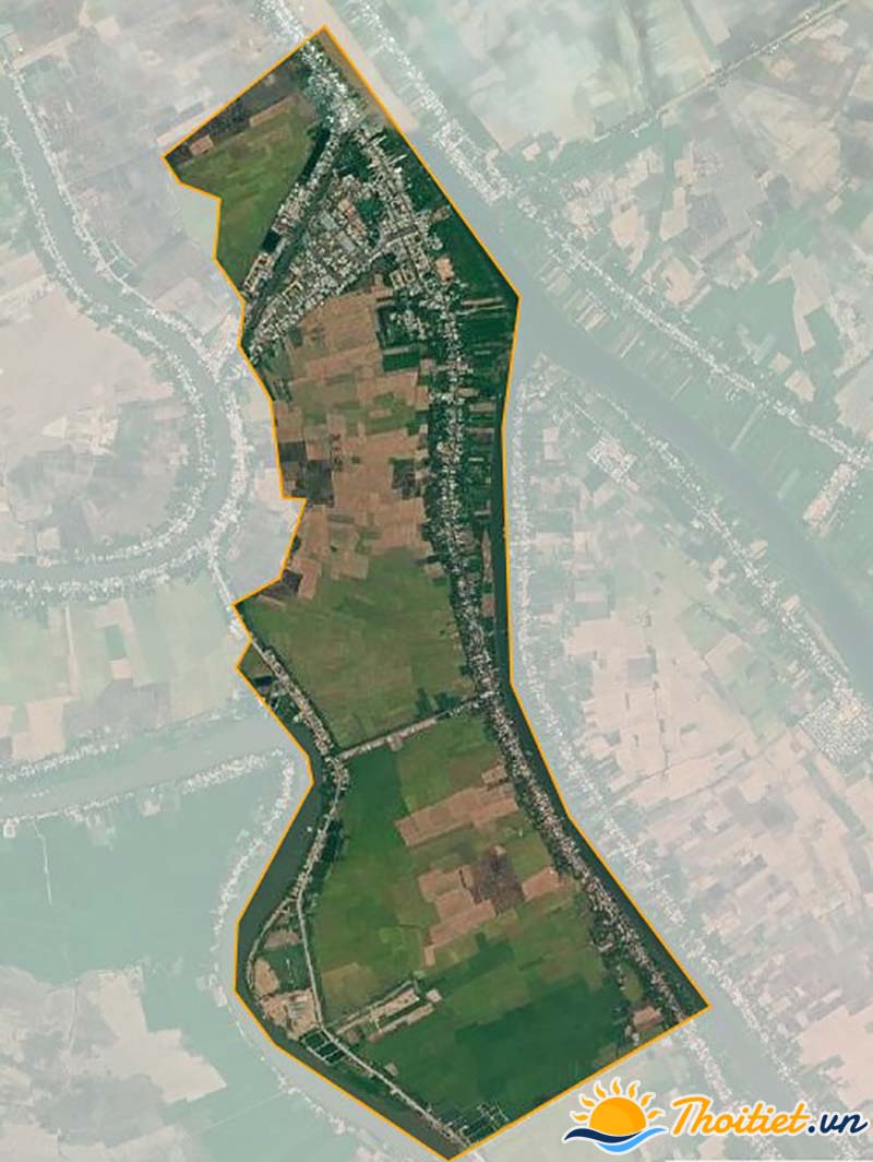 Bản đồ vệ tinh thị trấn An Phú