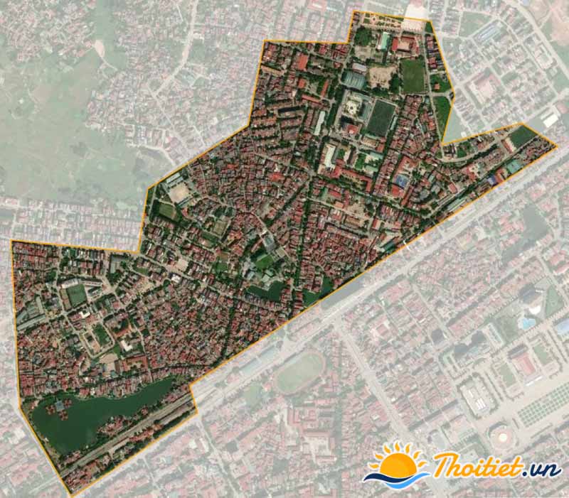 Bản đồ vệ tinh phường Trần Nguyễn Hãn