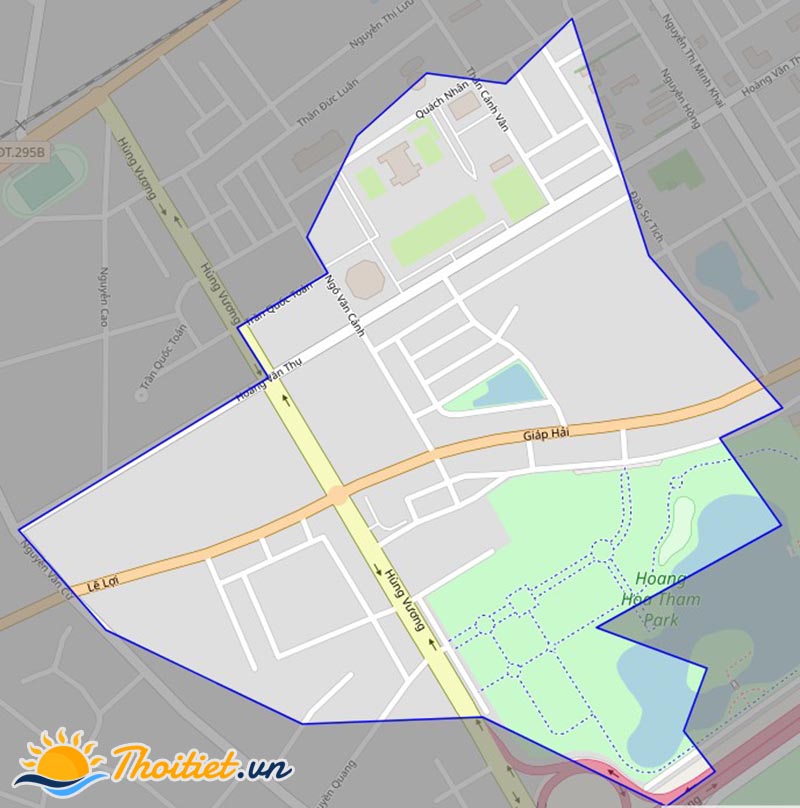 Bản đồ giao thông phường Hoàng Văn Thụ