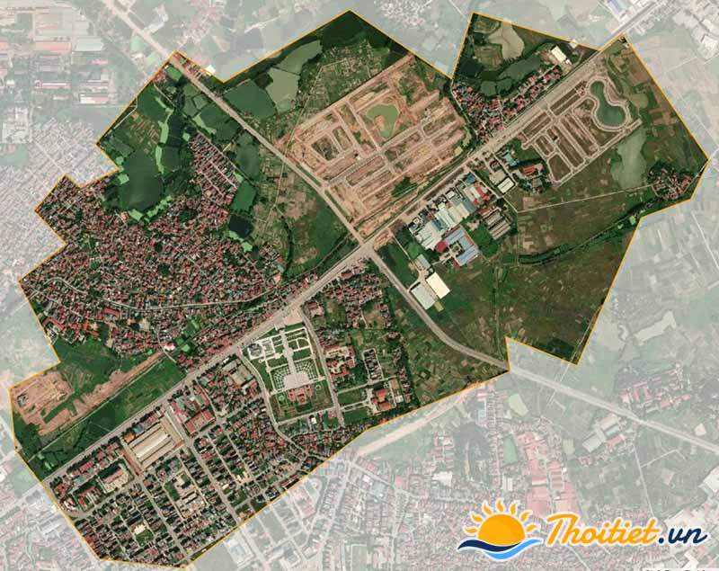 Bản đồ vệ tinh phường Xương Giang