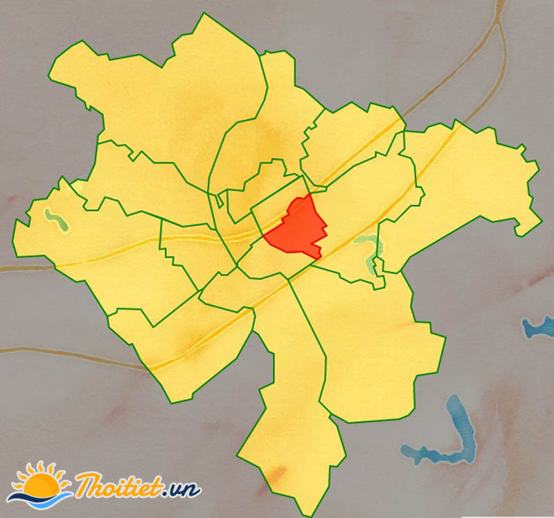 Địa giới hành chính phường Hoàng Văn Thụ