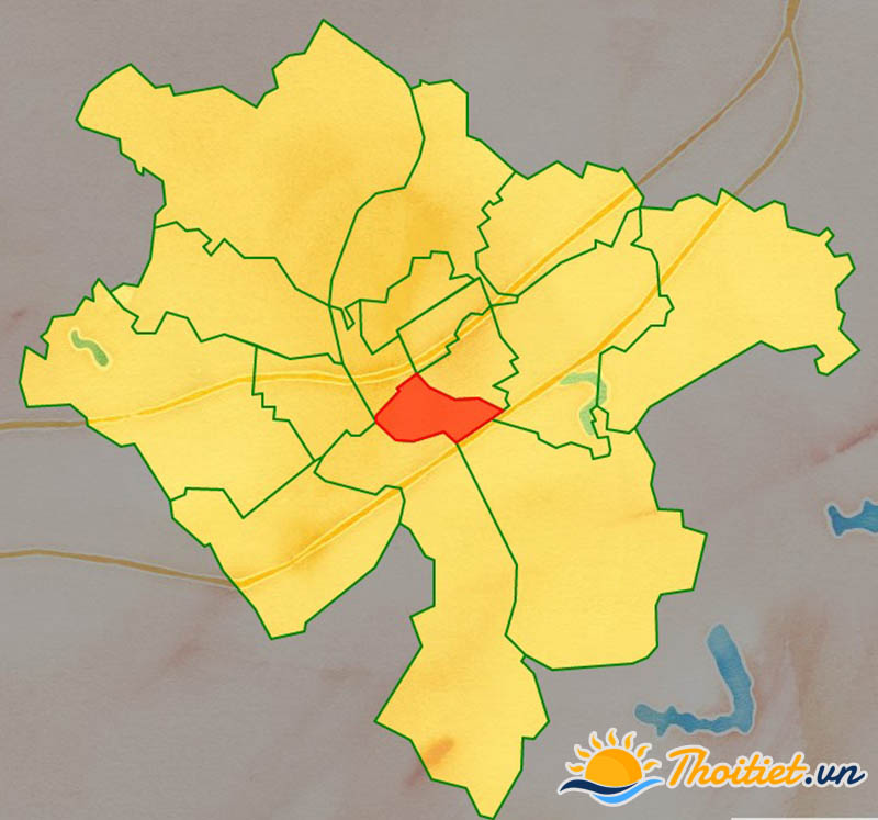 Địa giới hành chính phường Lê Lợi