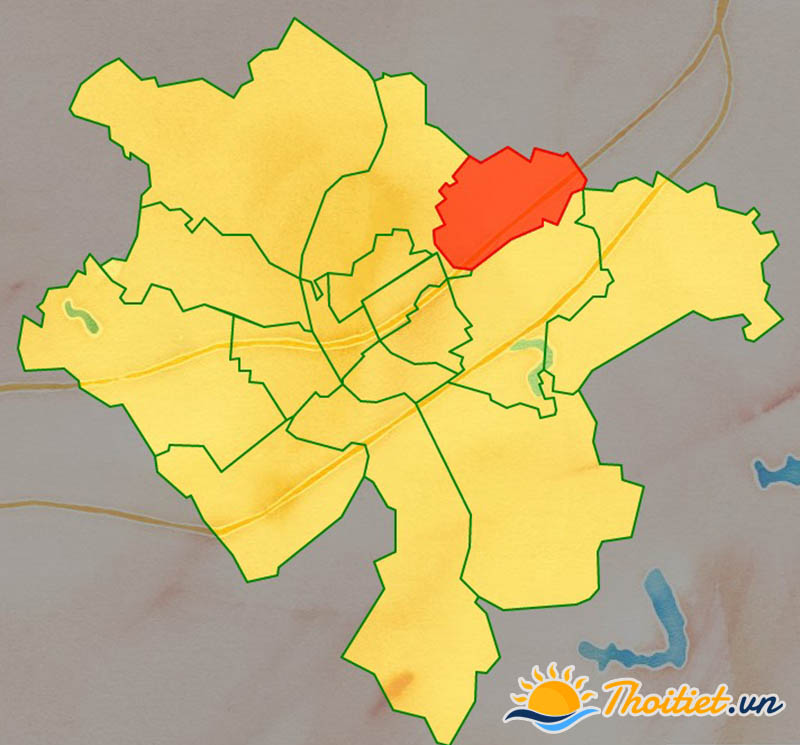 Địa giới hành chính phường Xương Giang