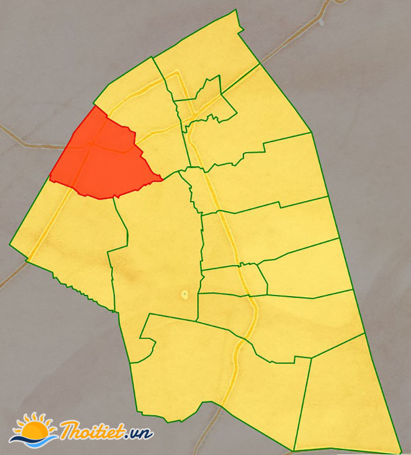 Bản đồ địa giới, vị trí của thị trấn Tịnh Biên