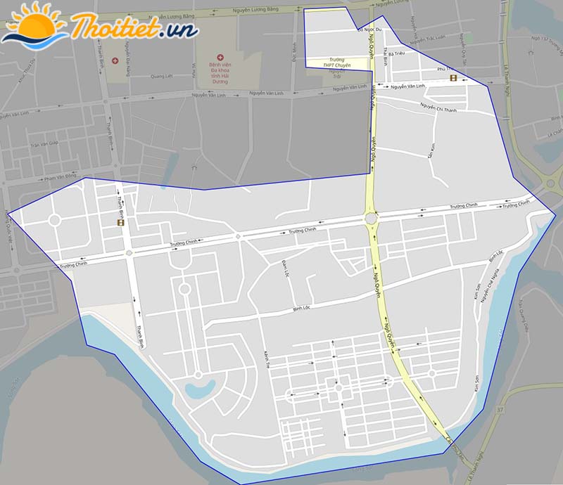 Bản đồ giao thông phường Tân Bình