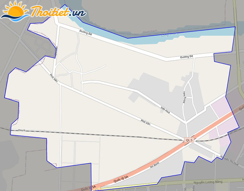 Bản đồ giao thông phường Việt Hòa