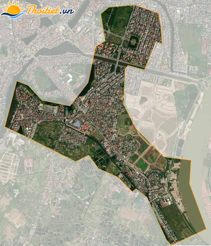 Bản đồ vệ tinh phường Hải Tân