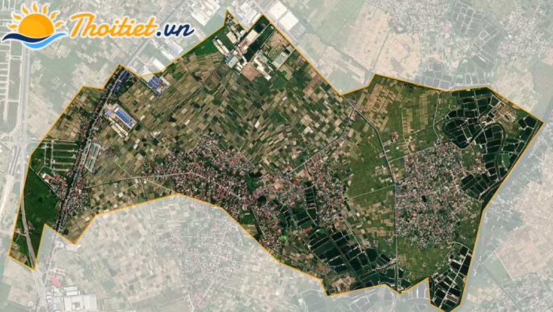 Bản đồ vệ tinh xã Gia Xuyên