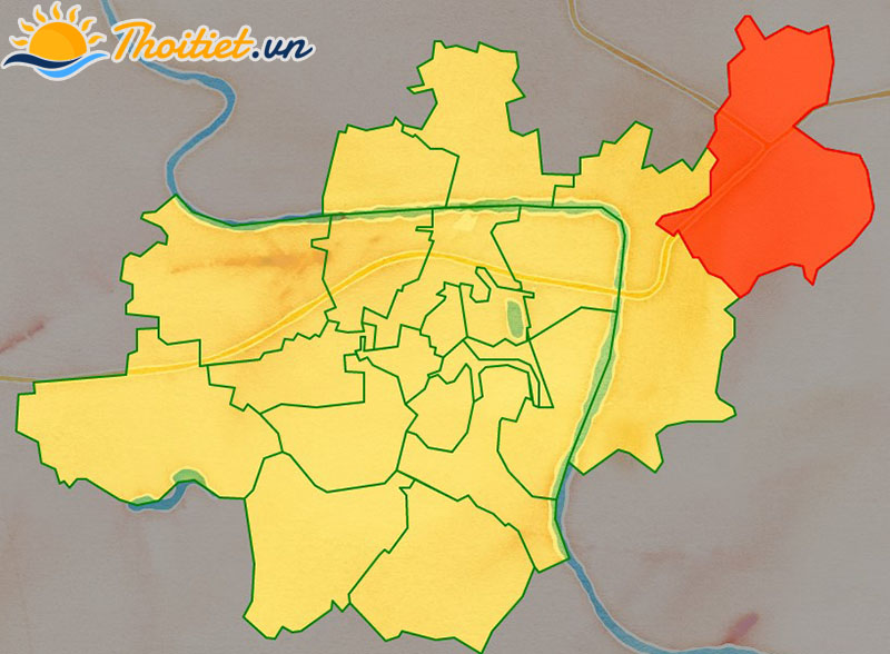 Bản đồ vị trí phường Ái Quốc