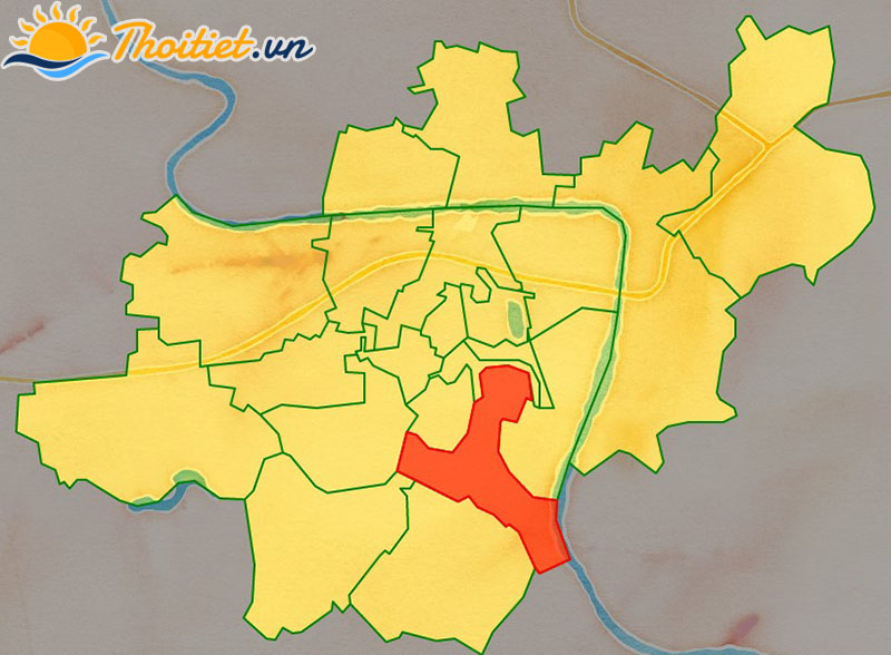 Bản đồ vị trí phường Hải Tân
