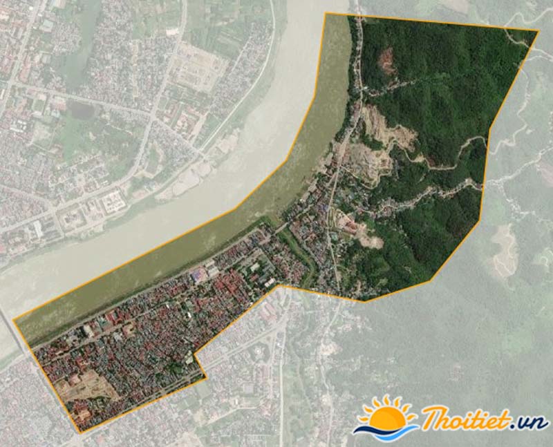 Bản đồ vệ tinh của phường Đồng Tiến