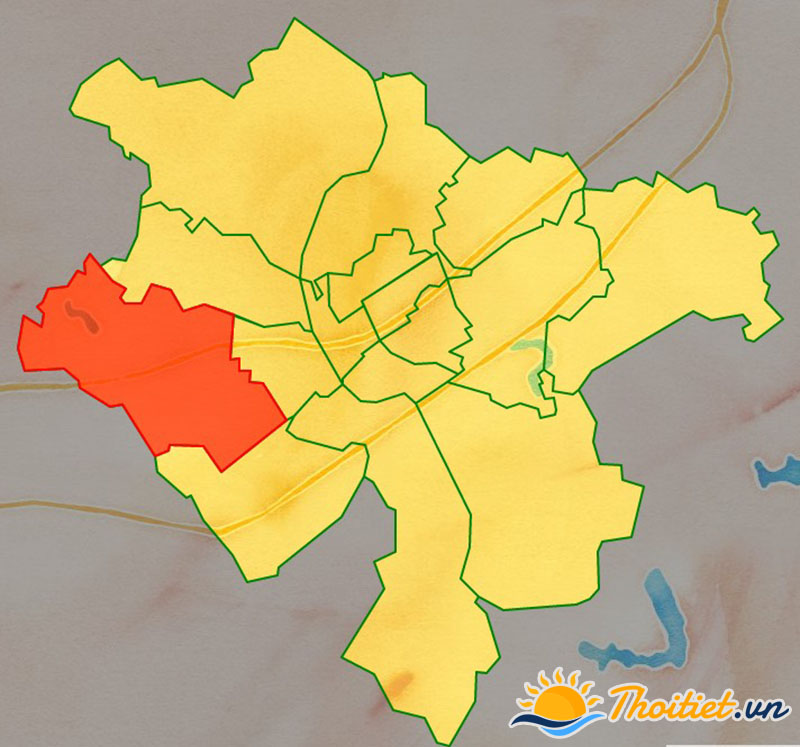 Địa giới hành chính xã Tân Mỹ