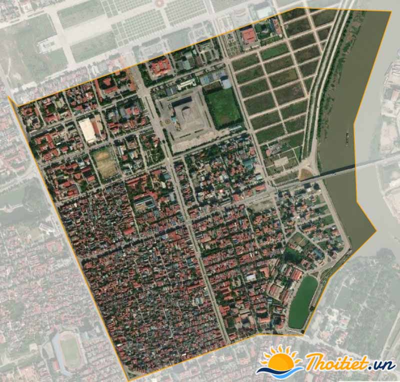 Bản đồ vệ tinh phường Đông Thành