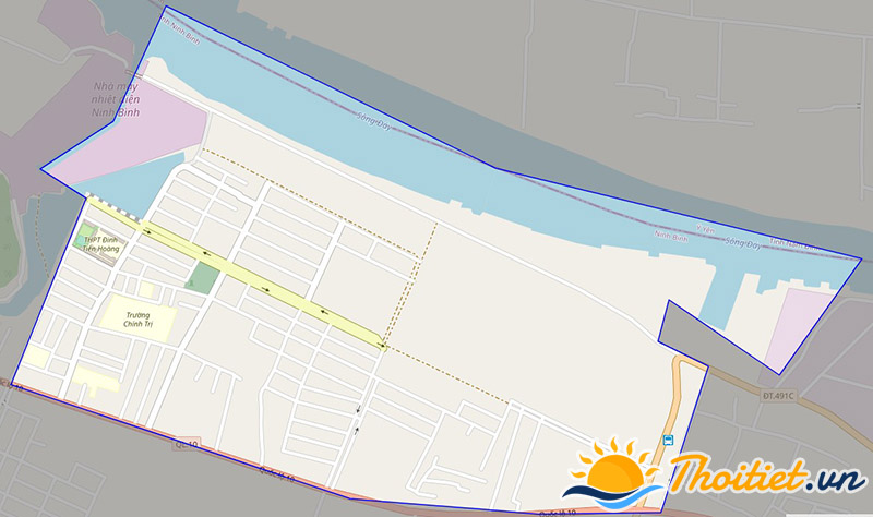 Bản đồ giao thông phường Bích Đào