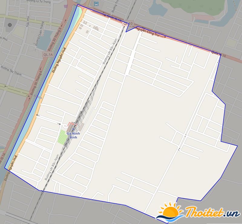 Bản đồ giao thông phường Nam Bình