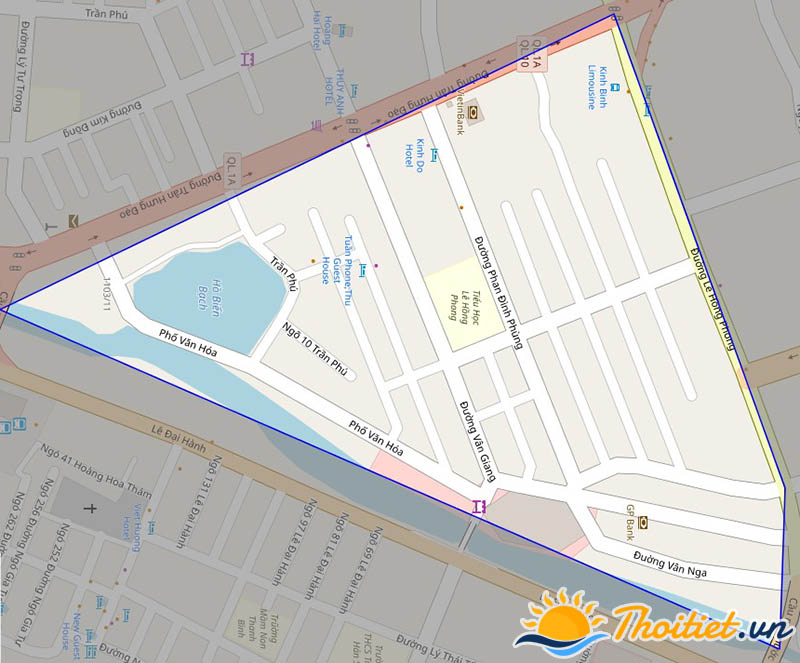 Bản đồ giao thông phường Vân Giang