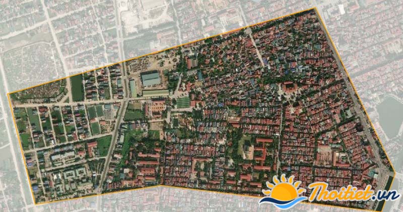 Bản đồ vệ tinh phường Phúc Thành