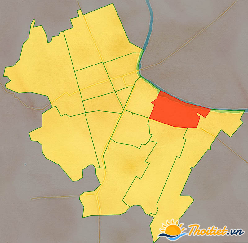 Bản đồ địa giới phường Bích Đào