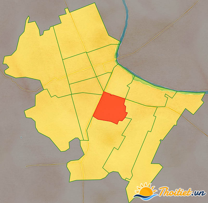 Bản đồ địa giới phường Nam Bình