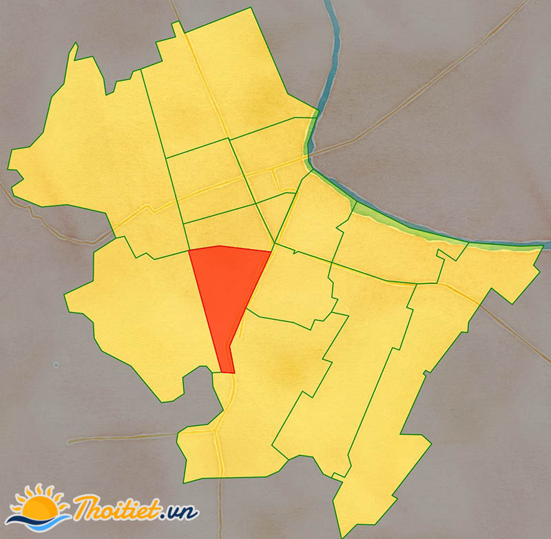 Bản đồ địa giới phường Nam Thành