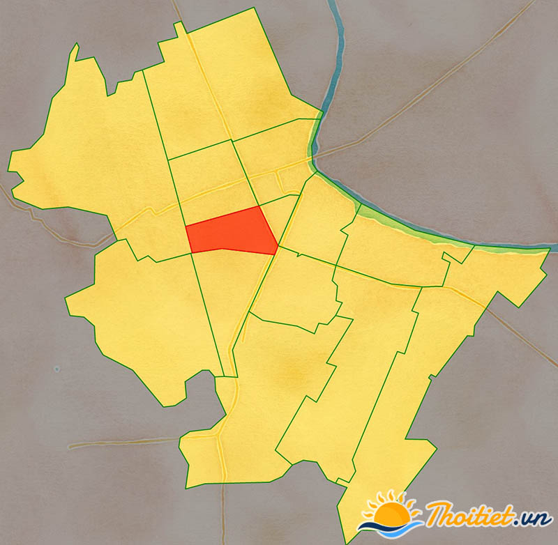 Bản đồ địa giới phường Phúc Thành