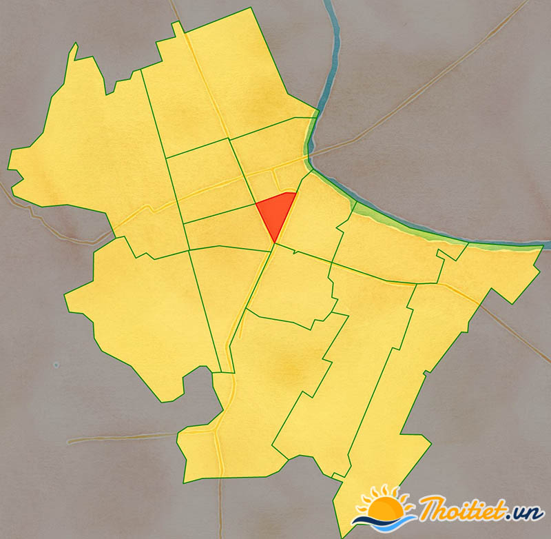 Bản đồ địa giới phường Vân Giang