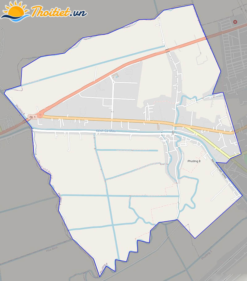 Bản đồ giao thông Phường 8