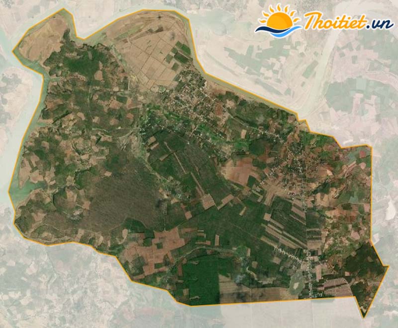 Bản đồ vệ tinh của xã Đăk Năng