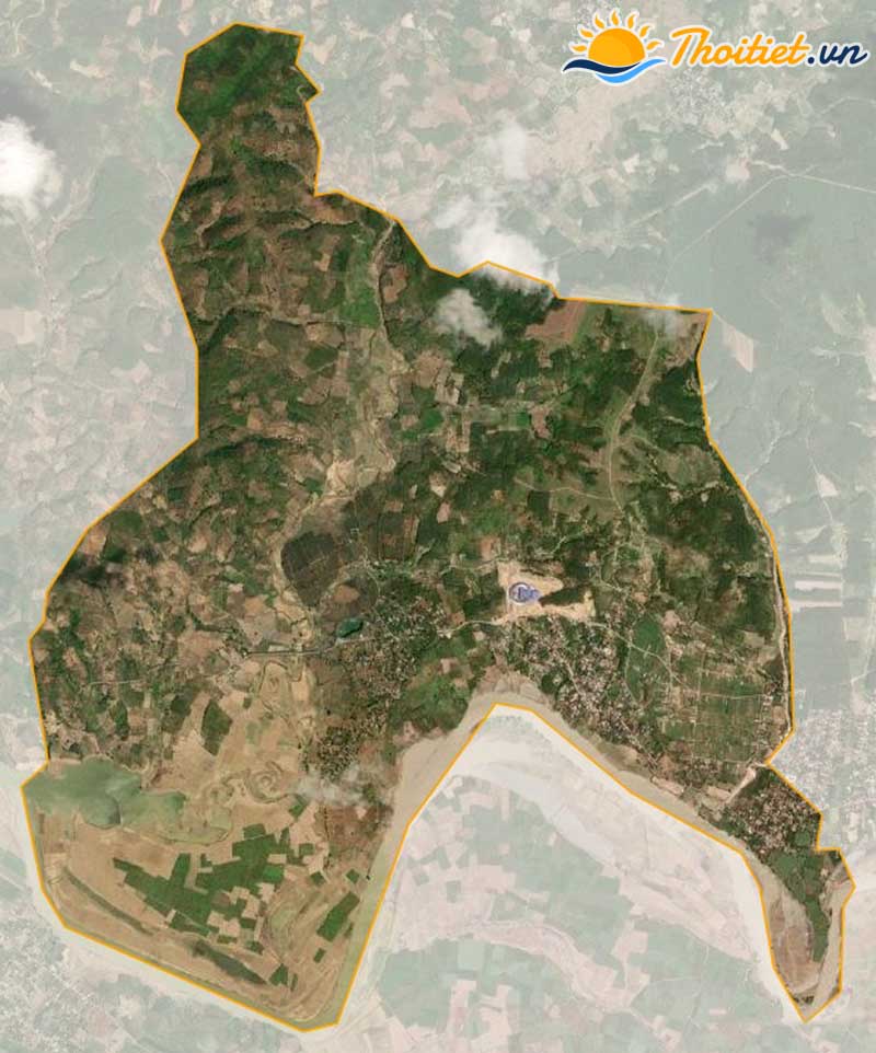 Bản đồ vệ tinh của xã Ngọk Bay