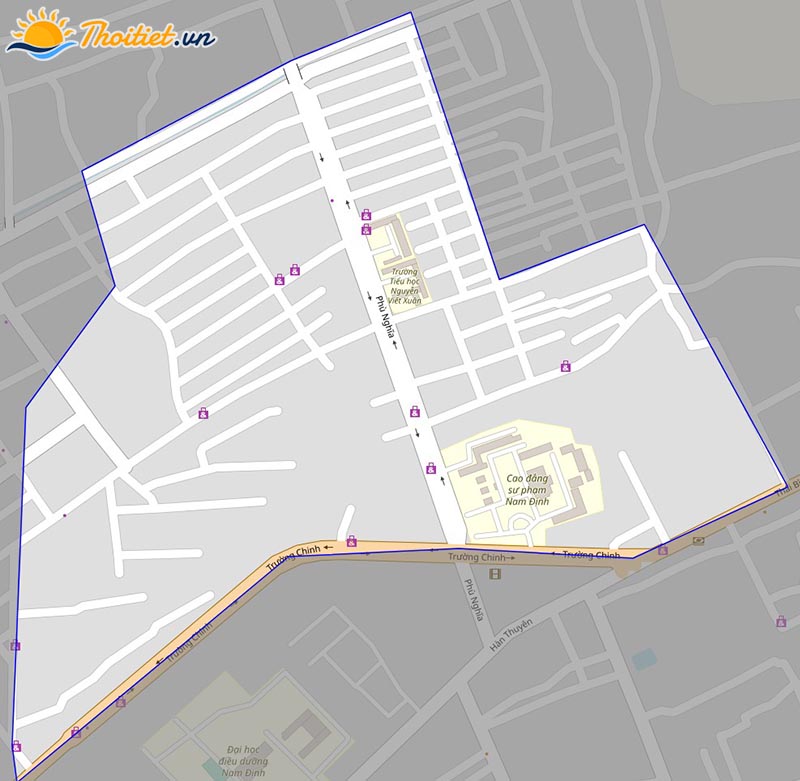 Bản đồ giao thông phường Hạ Long