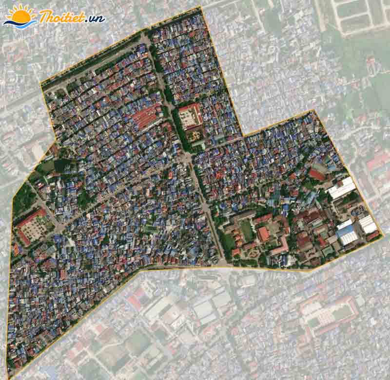 Bản đồ vệ tinh phường Hạ Long
