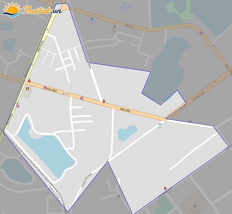 Bản đồ giao thông phường Cửa Bắc