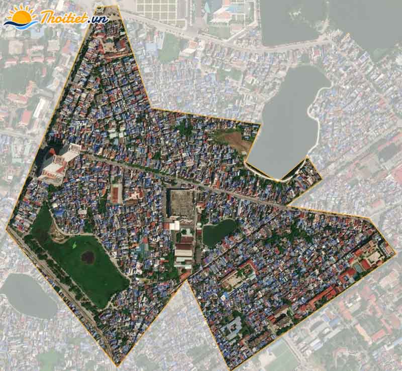 Bản đồ vệ tinh phường Cửa Bắc