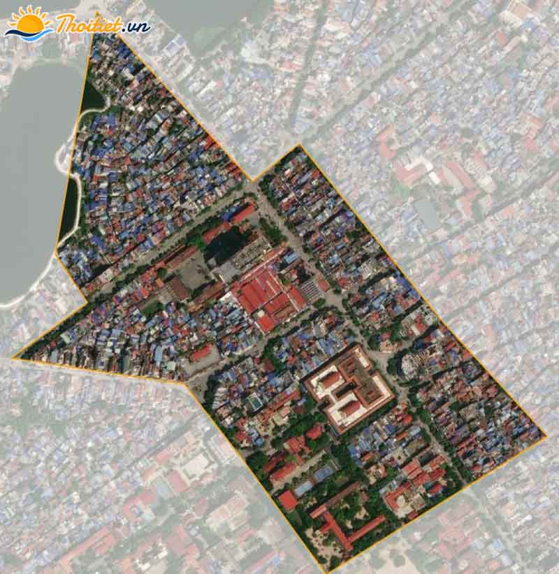 Bản đồ vệ tinh phường Bà Triệu