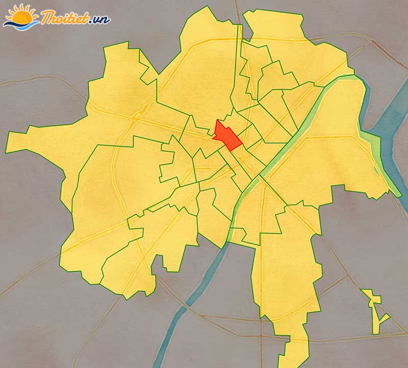 Địa giới hành chính phường Bà Triệu
