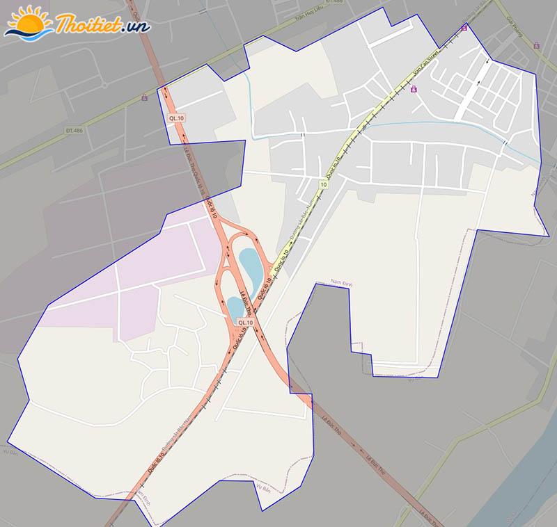 Bản đồ giao thông xã Lộc An